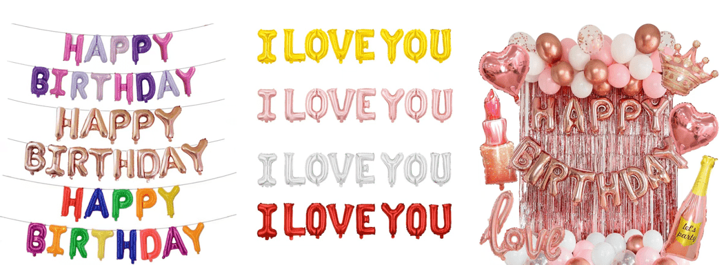 Какие буквы содержит 16-дюймовый фольгированный шар с буквами? Поддержка бесплатной комбинации?