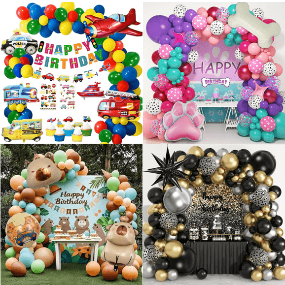 Арка из воздушных шаров на день рождения