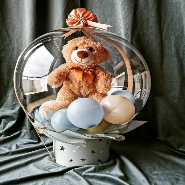 Бобо воздушный шар с игрушечным кроликом