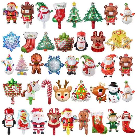 Наборы рождественских фольгированных шаров