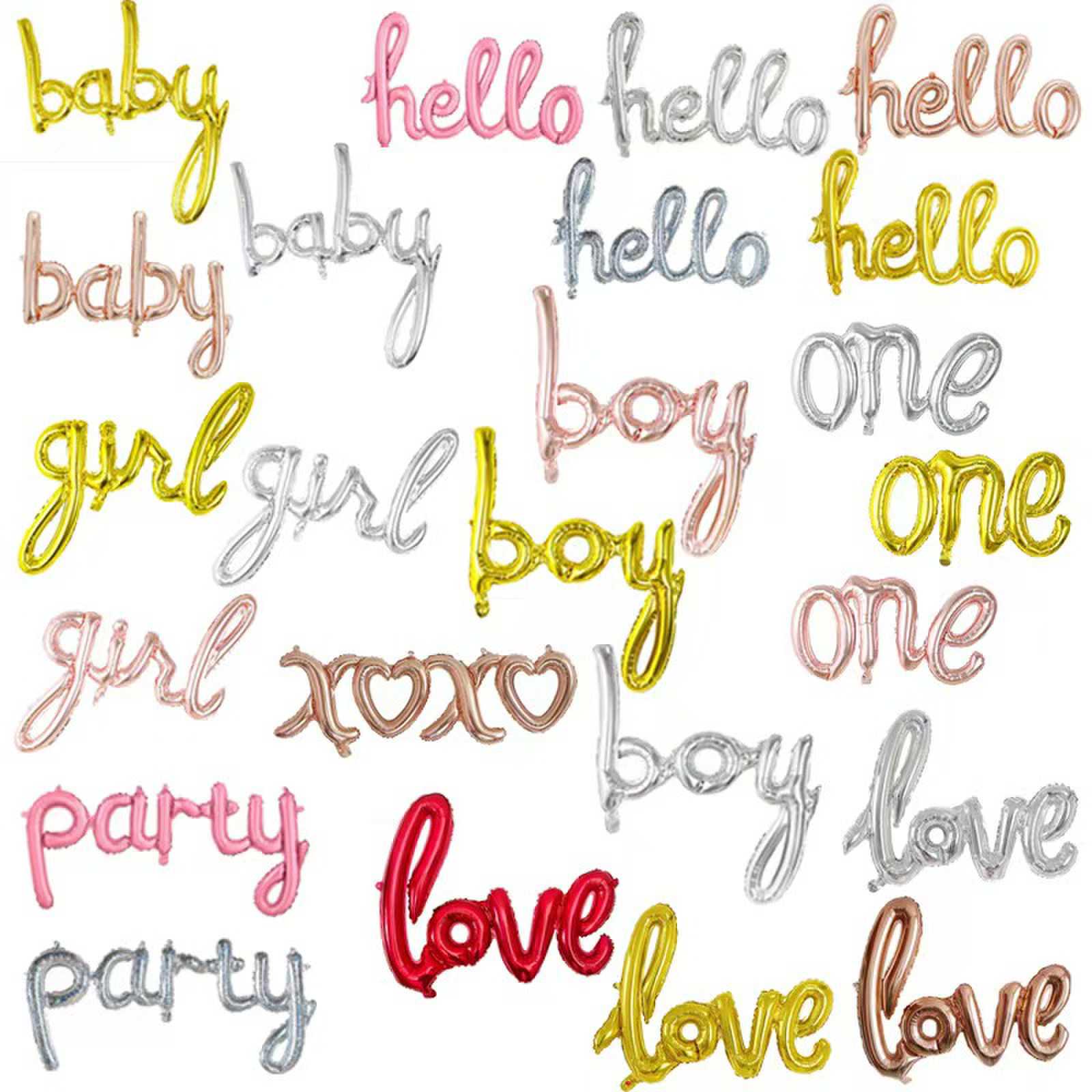 Соединённый фольгированный шар