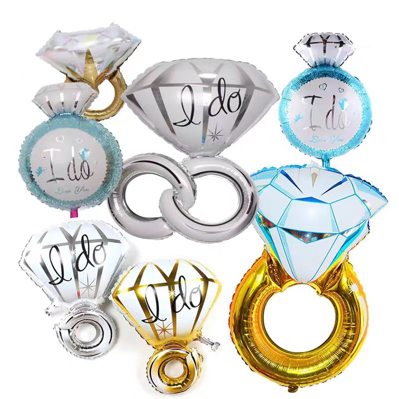 Фольгированный шар для обручального кольца