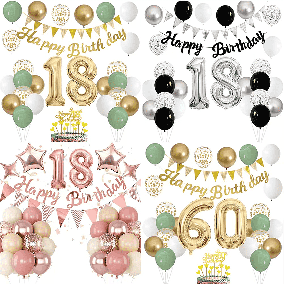 С днем ​​рождения воздушные шары