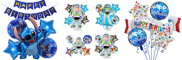 foil balloon decorations set