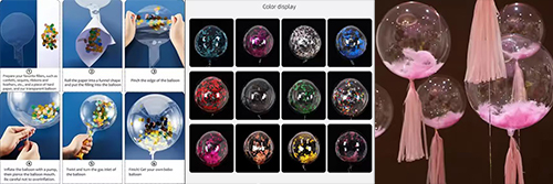 Sequin Bobo Balloons