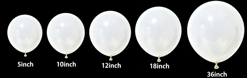 Balloons size