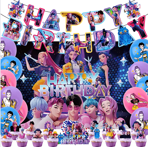 Набор украшений для вечеринки K-POP «Охотники на демонов»