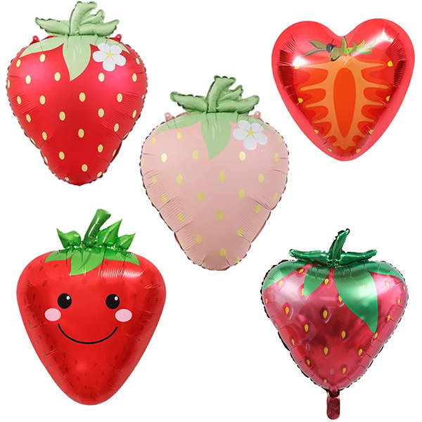 Фольгированный шар клубника