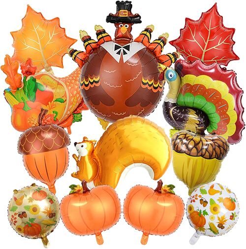 Фольгированные шары на День благодарения